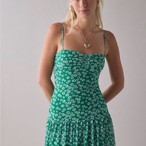 UO Kimchi Blue Mackenzie Mesh Drop Waist Mini Dress